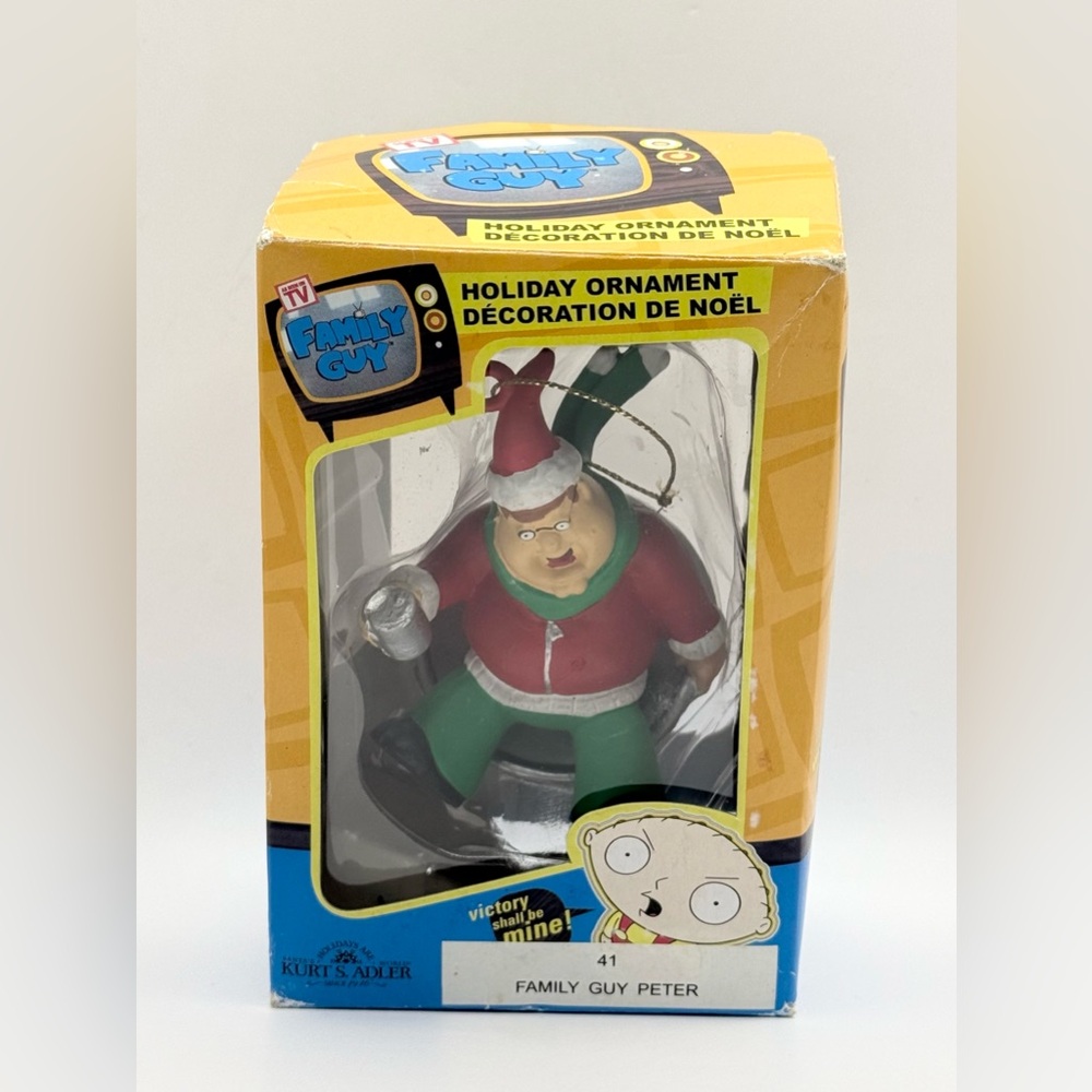 Kurt S. Adler FAMILY GUY Peter Griffin Ornament 2008 Christmas Holiday Figure